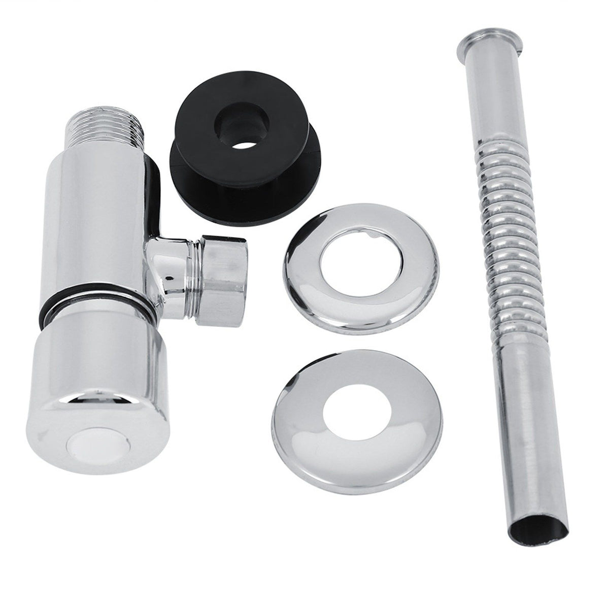Durable Zinc Alloy Flush Valve Office Hotel Bathroom Toilet Hand Pressing Flushing Tool