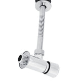 Durable Zinc Alloy Flush Valve Office Hotel Bathroom Toilet Hand Pressing Flushing Tool - Low Angle