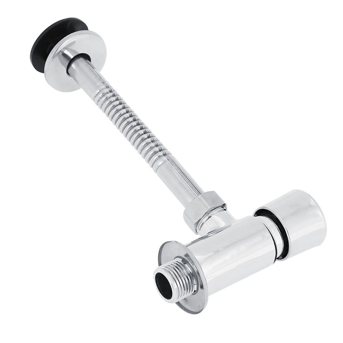 Durable Zinc Alloy Flush Valve Office Hotel Bathroom Toilet Hand Pressing Flushing Tool