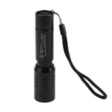 Handheld Zoomable Underwater 1200LM LED Diving Flashlight Waterproof Battery Power - Close-Up Angle