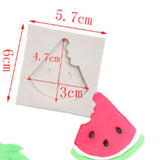 WatermelOn shaped Silicone Mould Washable Heat Resistant Mold for Chocolate Dessert Cookie