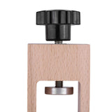 Wooden Hand Leather Strip Strap Adjustable Cutting Tool DIY Craft Tools Cutter with 3 Blades