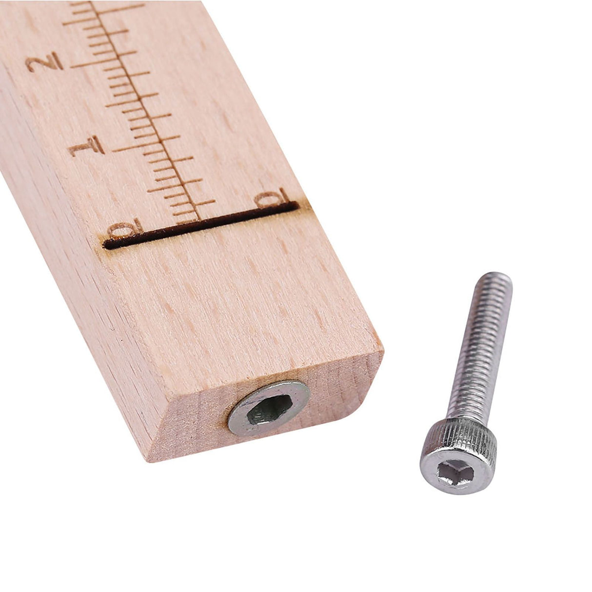 Wooden Hand Leather Strip Strap Adjustable Cutting Tool DIY Craft Tools Cutter with 3 Blades