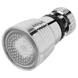 360°Swivel 3Colors Temperature Controlled LED Light Kitchen Sink Faucet Spray Head Sprayer - 45-Degree Angle