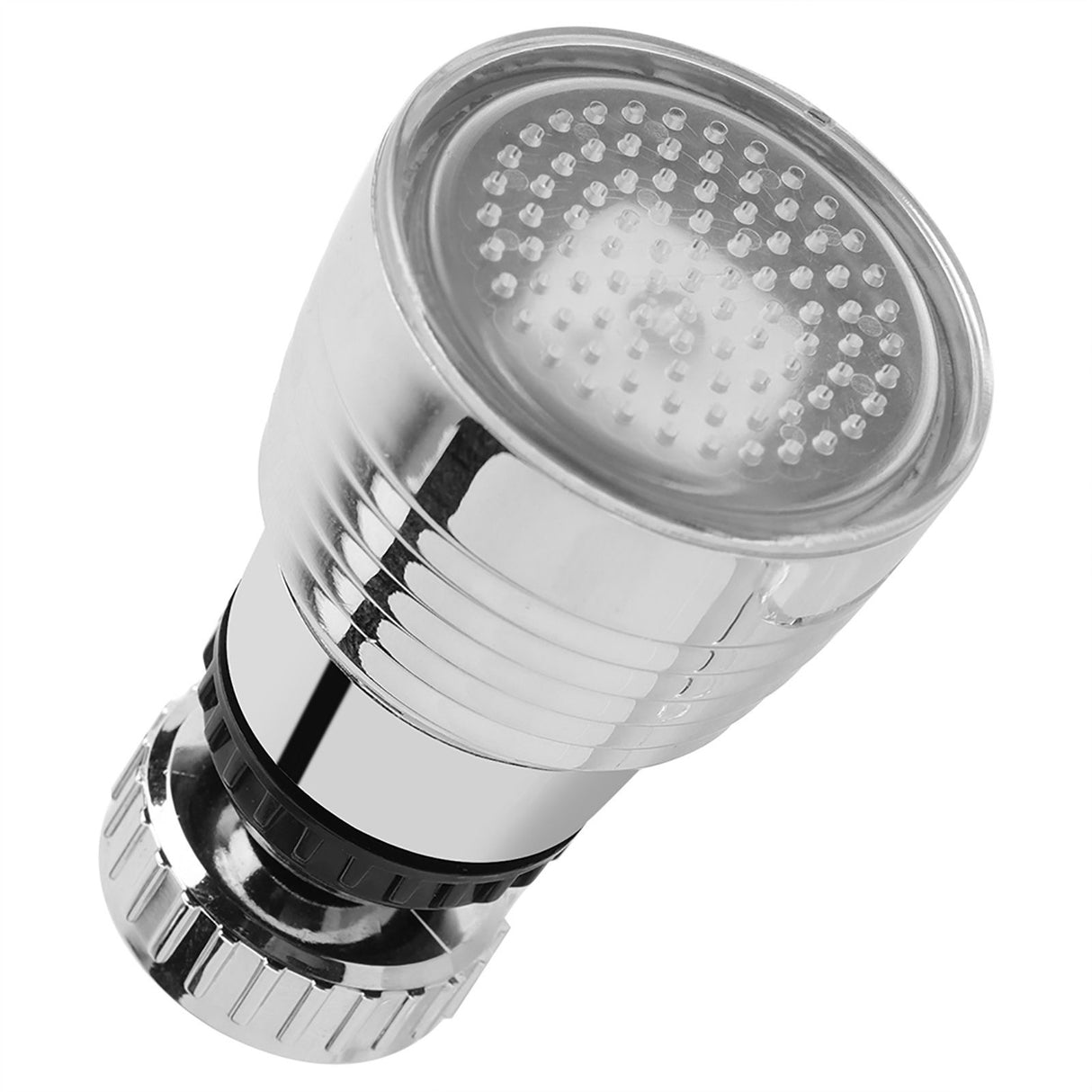 360°Swivel 3Colors Temperature Controlled LED Light Kitchen Sink Faucet Spray Head Sprayer