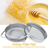 Stainless Steel Beekeeping Double Honey Sieve Strainer Extractor Filter Mesh Screen Equipment