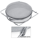 Stainless Steel Beekeeping Double Honey Sieve Strainer Extractor Filter Mesh Screen Equipment - Top-Down View