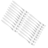 20Pcs/set Stainless Steel Fruit Fork Comfortable Long Handle Cake Desert Fruit Serving Forks