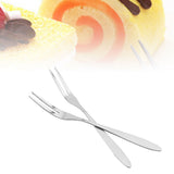 20Pcs/set Stainless Steel Fruit Fork Comfortable Long Handle Cake Desert Fruit Serving Forks