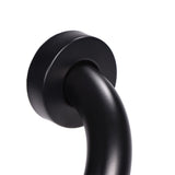 Stainless Steel Curved Shower Tub Safety Grab Bar Towel Rack Wall Mounted Bathroom Handrail