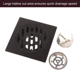 Thickened Stainless Steel Heavy Duty Home Bathroom Shower Deodorizing Waste Floor Drain - Side View