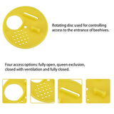 12pcs Plastic Round Beehives Nest Door Vent Beehive Beekeeping Tools