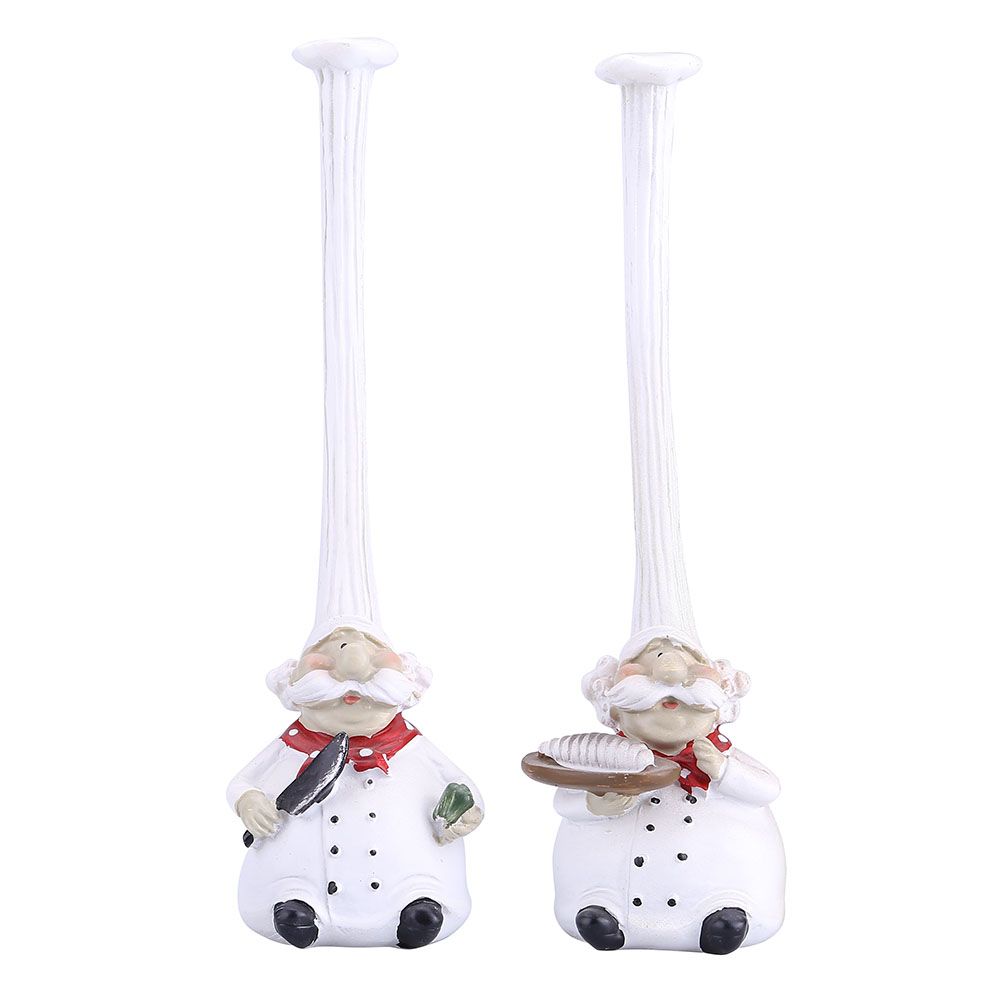 Creative Resin Kitchen Chef Figurine Decor House Restaurant Cafe Decorative Accessories Gift