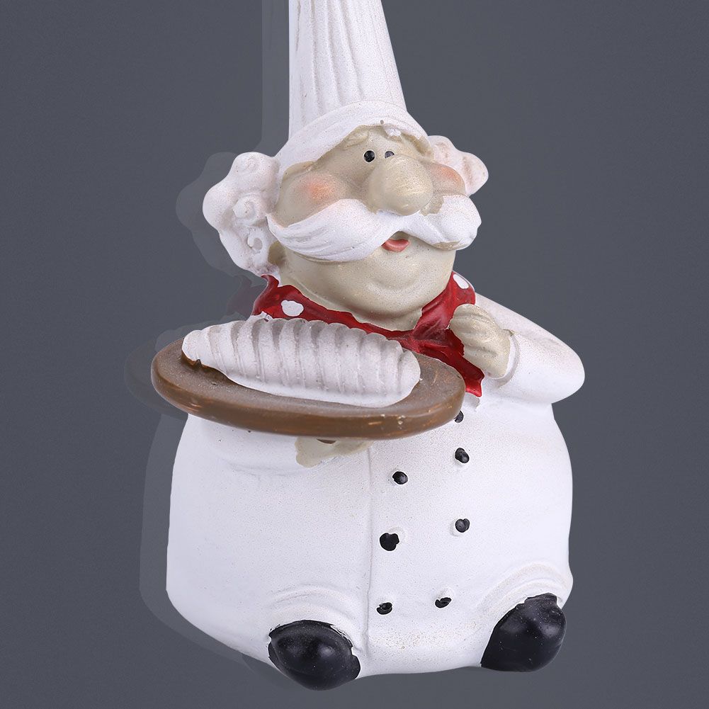 Creative Resin Kitchen Chef Figurine Decor House Restaurant Cafe Decorative Accessories Gift