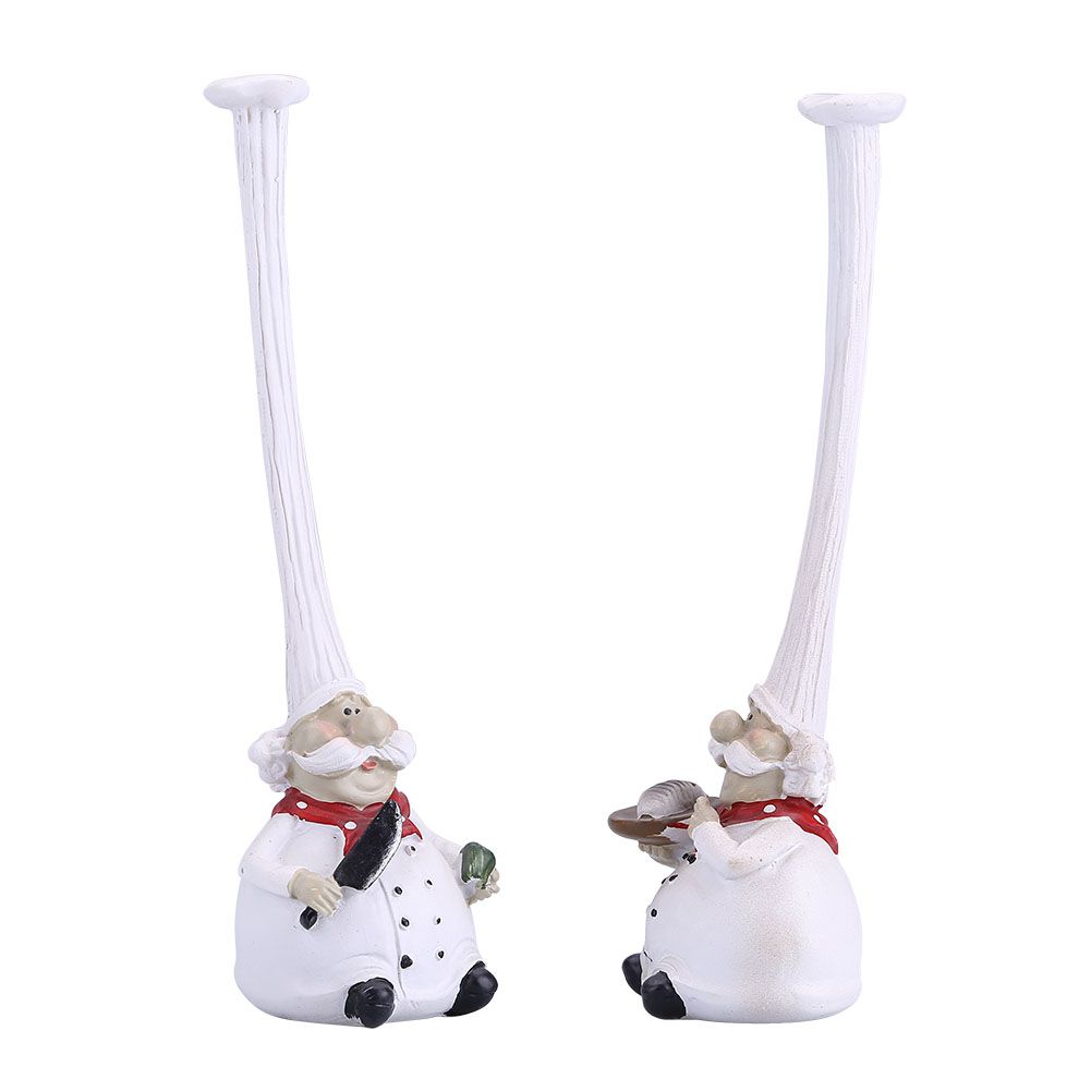 Creative Resin Kitchen Chef Figurine Decor House Restaurant Cafe Decorative Accessories Gift