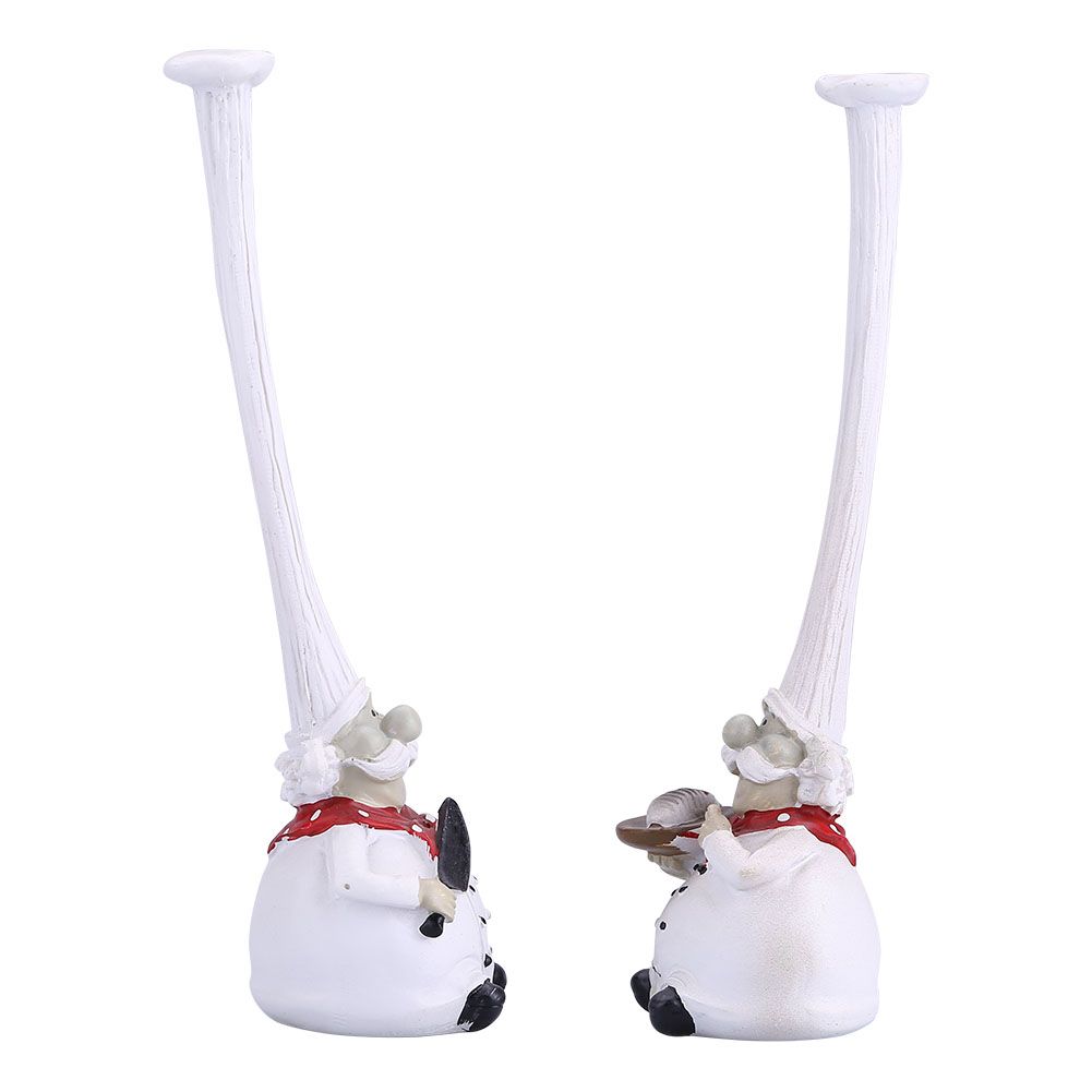 Creative Resin Kitchen Chef Figurine Decor House Restaurant Cafe Decorative Accessories Gift