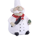 Creative Resin Kitchen Chef Figurine Decor House Restaurant Cafe Decorative Accessories Gift - Extra Image