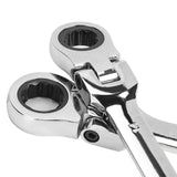 6Pcs Flexible Head Multi functional Ratchet Conination Spanner Wrench 8-17mm Repair Tools Set - Extra Image