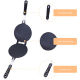 Household Kitchen Gas Nonstick Waffle Cone Making Mold Mould Baker Egg Roll Baking Tool