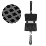 Household Kitchen Gas NOn Stick Waffle Maker Pan Mould Mold Press Plate Cooking Baking Tool - Close-Up Angle
