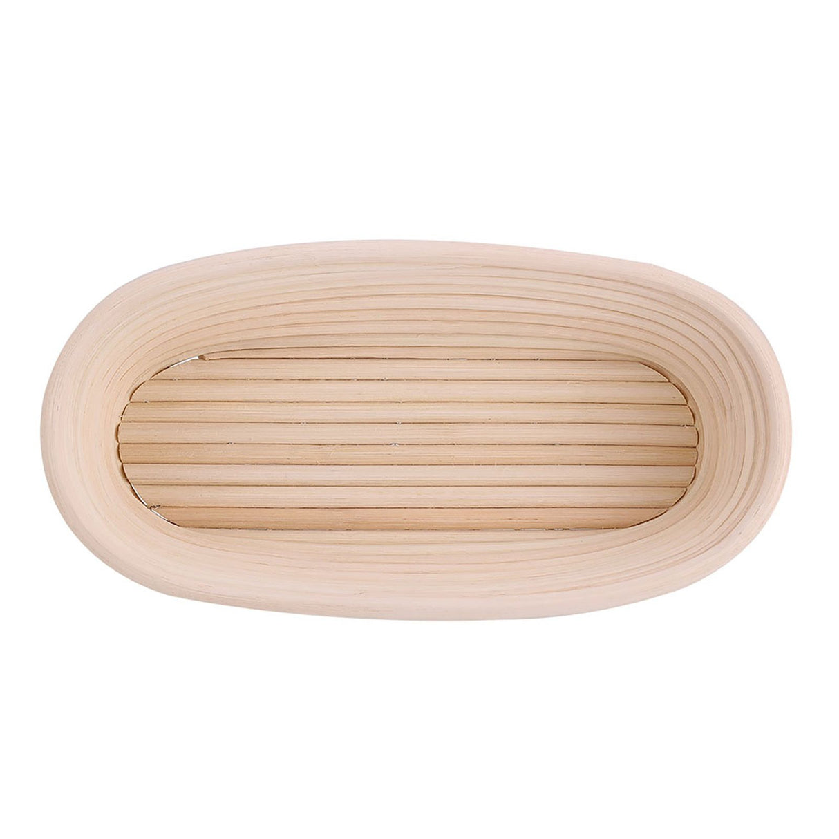 Handmade Unbleached Natural Cane Banneton Proofing Basket Dough Bread Baking Kit 27.5x14x8cm