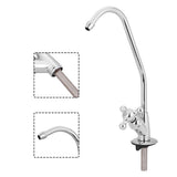 1/4'' Zinc Alloy Kitchen Faucet Tap Chrome Reverse Osmosis RO Drinking Water Filter