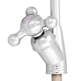 1/4'' Zinc Alloy Kitchen Faucet Tap Chrome Reverse Osmosis RO Drinking Water Filter - Low Angle