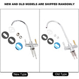 1/4'' Double Holes Sink Faucet Tap Chrome Reverse Osmosis RO Drinking Water Filter - Extra Image