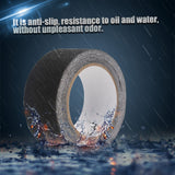 5M*5cm PVC NOn Slip Anti Skid Adhesive Tape for Stair Step Floor Safety Decoration (Black)