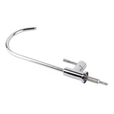 1/4'' Zinc Alloy Kitchen Faucet Tap Chrome Reverse Osmosis RO Drinking Water Filter - 45-Degree Angle