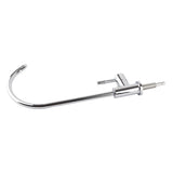 1/4'' Zinc Alloy Kitchen Faucet Tap Chrome Reverse Osmosis RO Drinking Water Filter - Rear View