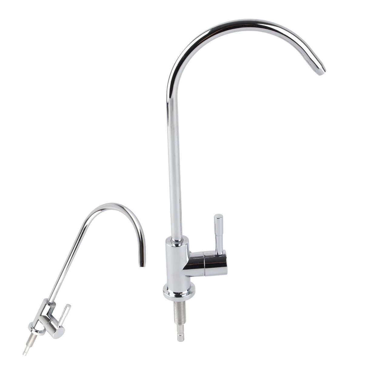 1/4'' Zinc Alloy Kitchen Faucet Tap Chrome Reverse Osmosis RO Drinking Water Filter