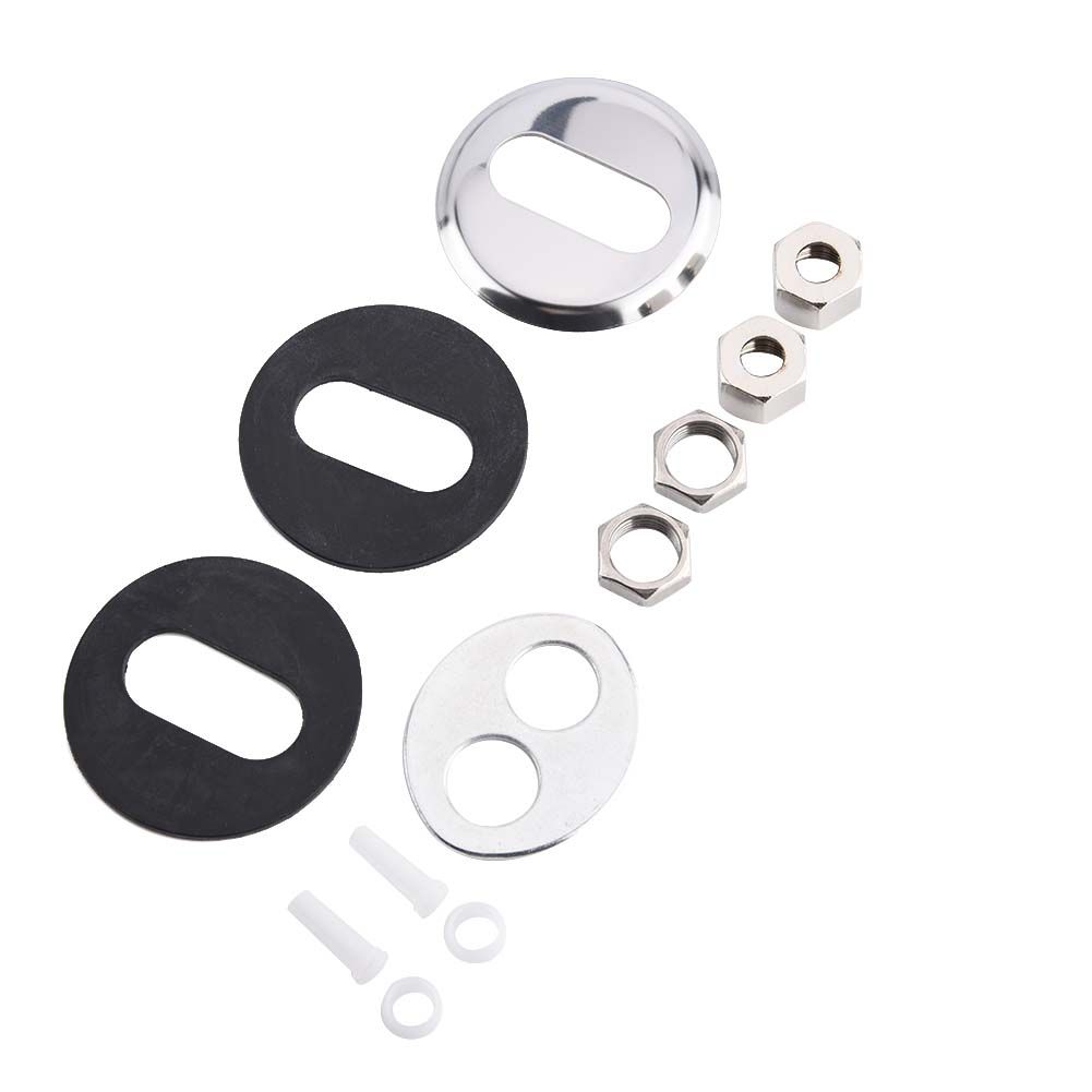 1/4'' Zinc Alloy Kitchen Double Head Faucet Tap Chrome Reverse Osmosis RO Drinking Water Filter