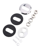 1/4'' Zinc Alloy Kitchen Double Head Faucet Tap Chrome Reverse Osmosis RO Drinking Water Filter - Top-Down View