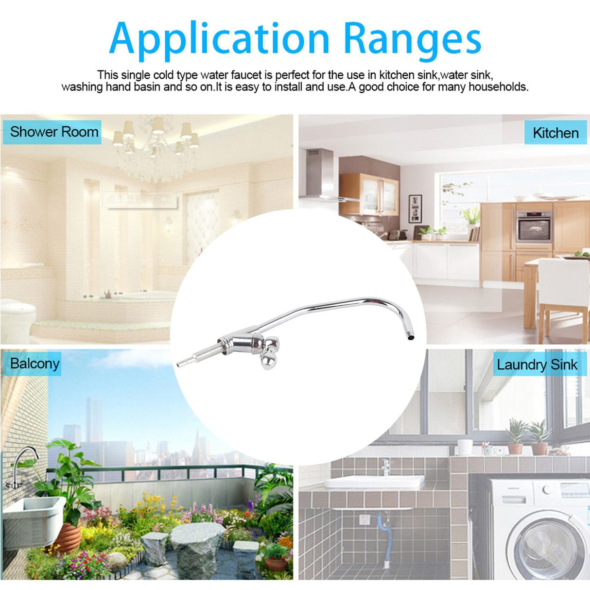 1/4'' Zinc Alloy Kitchen Faucet Tap Chrome Reverse Osmosis RO Drinking Water Filter