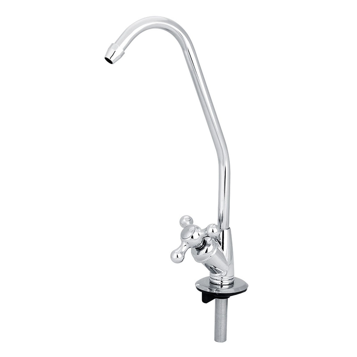 1/4'' Zinc Alloy Kitchen Faucet Tap Chrome Reverse Osmosis RO Drinking Water Filter
