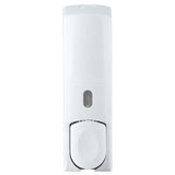 600ml Wall Mounted Manual Foam Soap Liquid Dispenser Lotion Box for Bathroom Kitchen (White)
