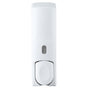 600ml Wall Mounted Manual Foam Soap Liquid Dispenser Lotion Box for Bathroom Kitchen (White)