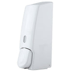 600ml Wall Mounted Manual Foam Soap Liquid Dispenser Lotion Box for Bathroom Kitchen (White)