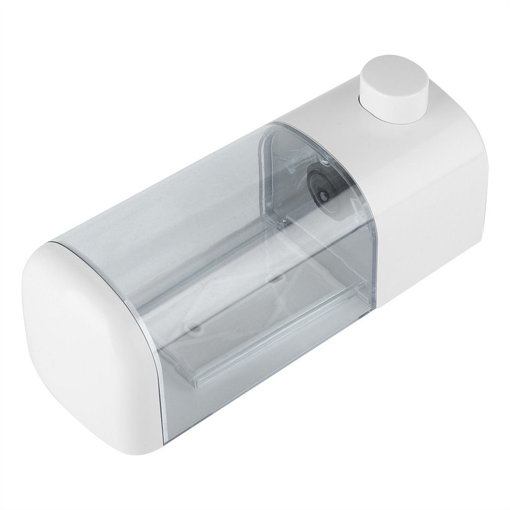 500ml Bathroom Hotel Wall Mounted Plastic Soap Liquid Shampoo Lotion Manual Dispenser
