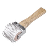 Uncapping Needle Roller Bee Honey Comb Extracting Beekeeping Beekeeper Equipment Tool - Rear View