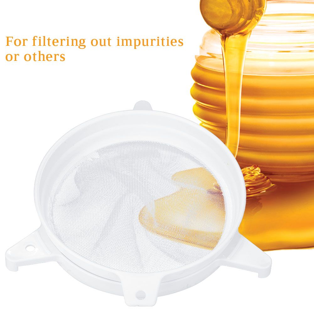 Honey Strainer Double Sieve Extractor Filter Mesh Beekeeping Equipment Beekeeper Tool