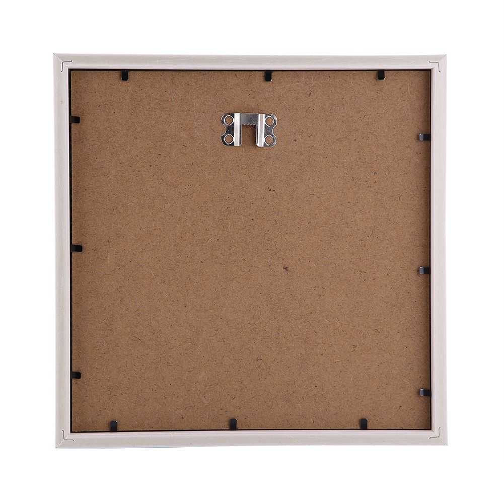 25cm*25cm Message Plastic Letter Board Sign Changeable Letters Numbers Room Decor (White Frame)