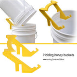 Plastic Bee Honey Bucket Rack Frame Grip Holder Beekeeping Beekeepers Tool - Front View