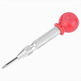 High Speed Steel Automatic Center Punch Spring Loaded Mechanism Marking Punching Tool (#4) - Low Angle