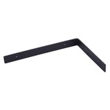 1 Pair Iron Heavy Duty Shelf Wall Brackets for Wooden Storage Organizer Shelves DIY Home Decor - Close-Up Angle