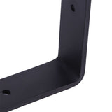 1 Pair Iron Heavy Duty Shelf Wall Brackets for Wooden Storage Organizer Shelves DIY Home Decor