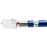 Portable Handheld Wheel Type Glass Cutter with NOn slip Handle for 3~15mm Glass Cutting(Blue)