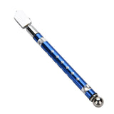 Portable Handheld Wheel Type Glass Cutter with NOn slip Handle for 3~15mm Glass Cutting(Blue) - Low Angle