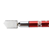Portable Handheld Wheel Type Glass Cutter with NOn slip Handle for 3~15mm Glass Cutting(Red) - Extra Image